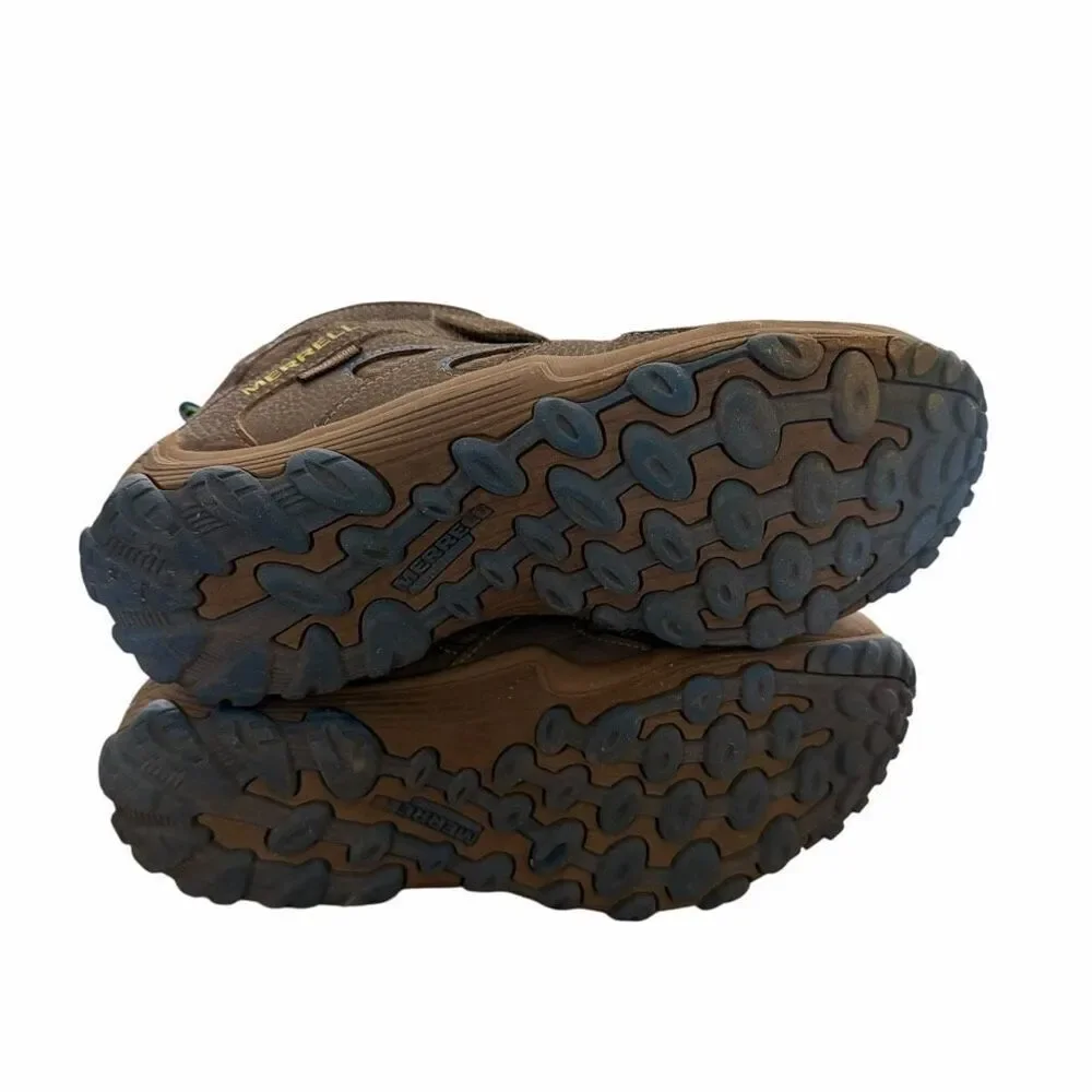 Northside Rampart Mid Suede Upper waterproof kids hiking boots brown SZ 5